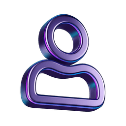 Metallic 3D icon 2